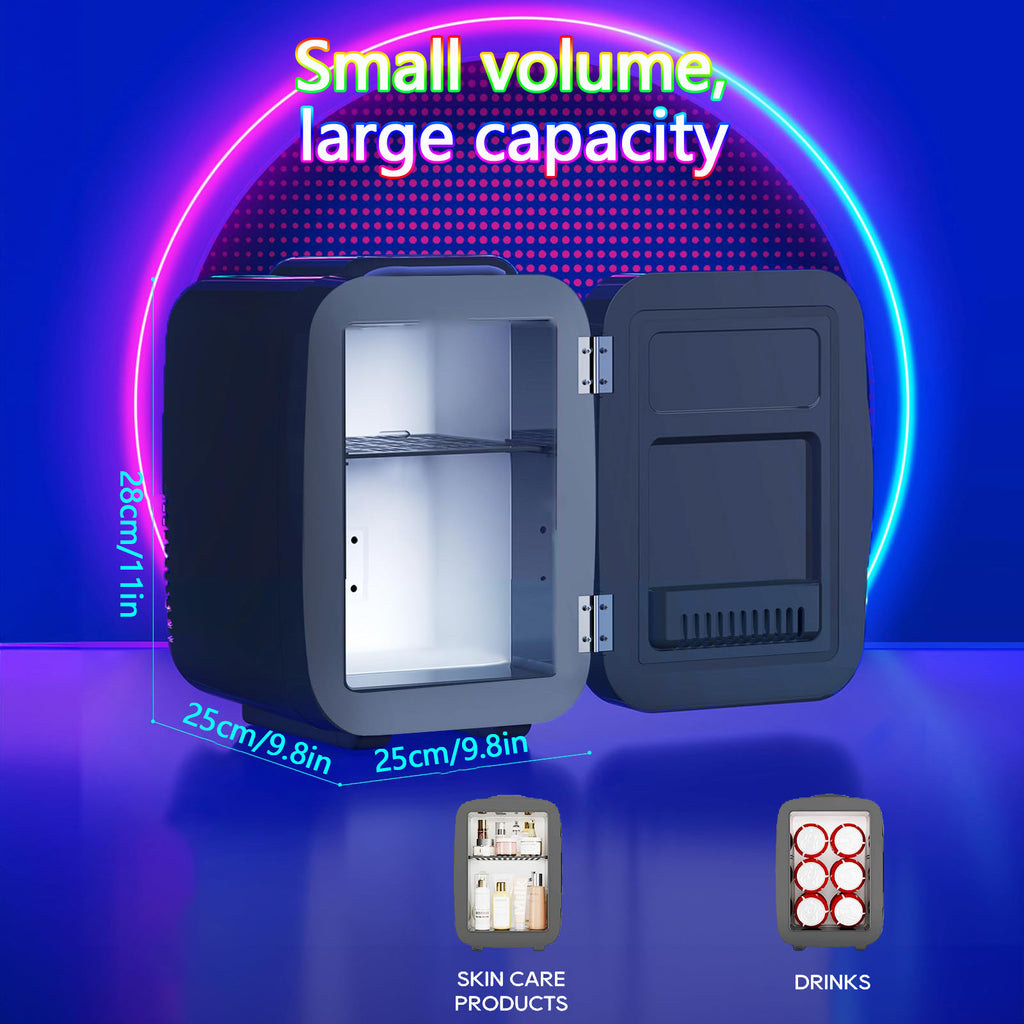 Morfone 4L Dual Temperature Mini Fridge  for Home Car and Summer Camping