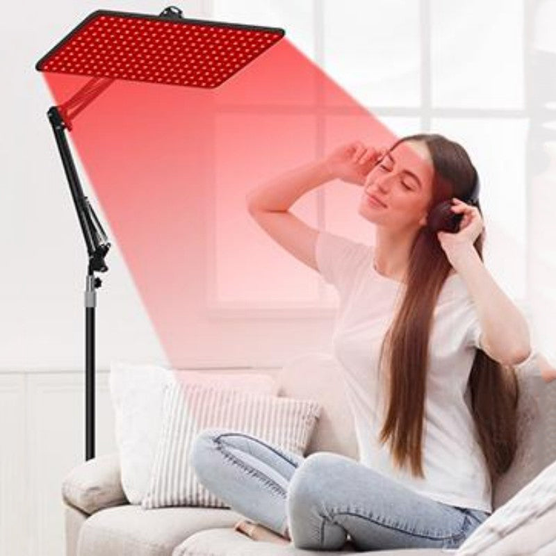 Morfone 120 or 200 light bulbs infrared red light therapy device suitable for body and face. Suitable for home use