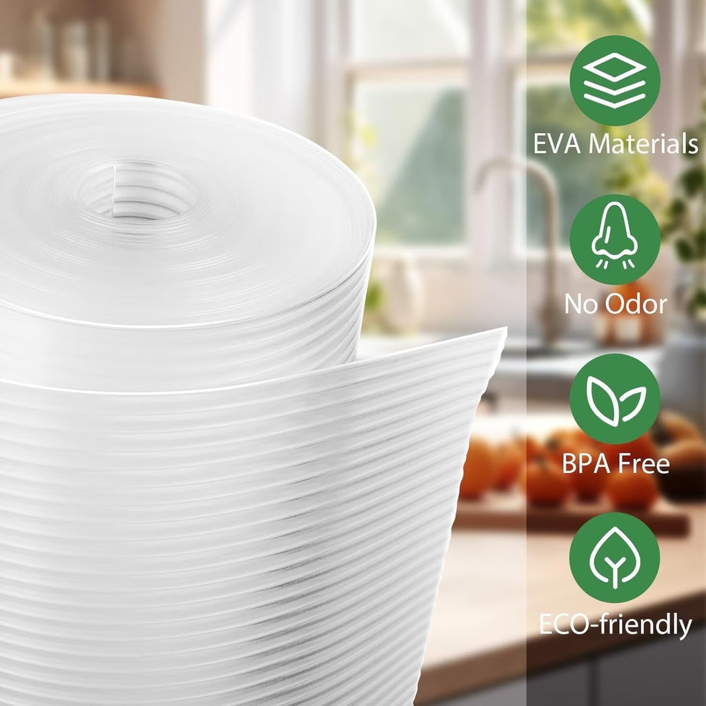 Anoak Shelf Liner Cabinet Liner, Non Adhesive Washable 17.5 Inch x 20 FT(240 Inch) Waterproof Durable Non-Slip Shelf Liner for Kitchen, Drawer, Refrigerator