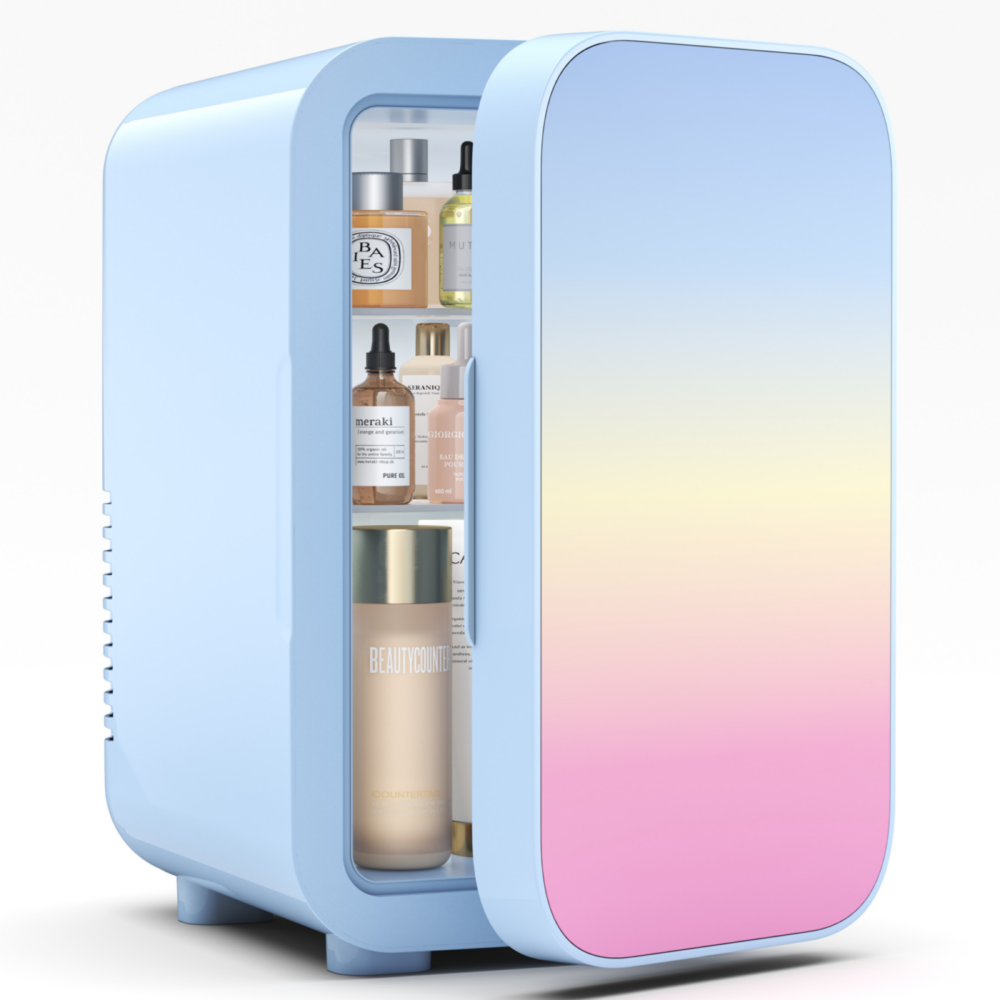 Morfone Gradient Color 6L Cooling Warming Skincare Fridge Dual Use for Summer Camping and Car