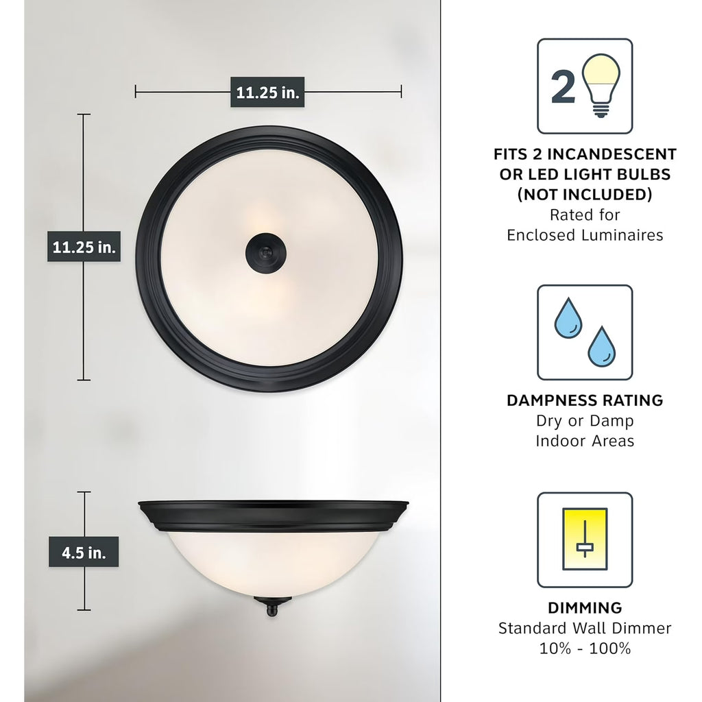 Anoak Ceiling Light,Dimmable Modern LED Ceiling Light with Remote, 22.4" 7-Petal Flower Light Fixtures for Living Room, Dining Room, Bedroom, Kitchen