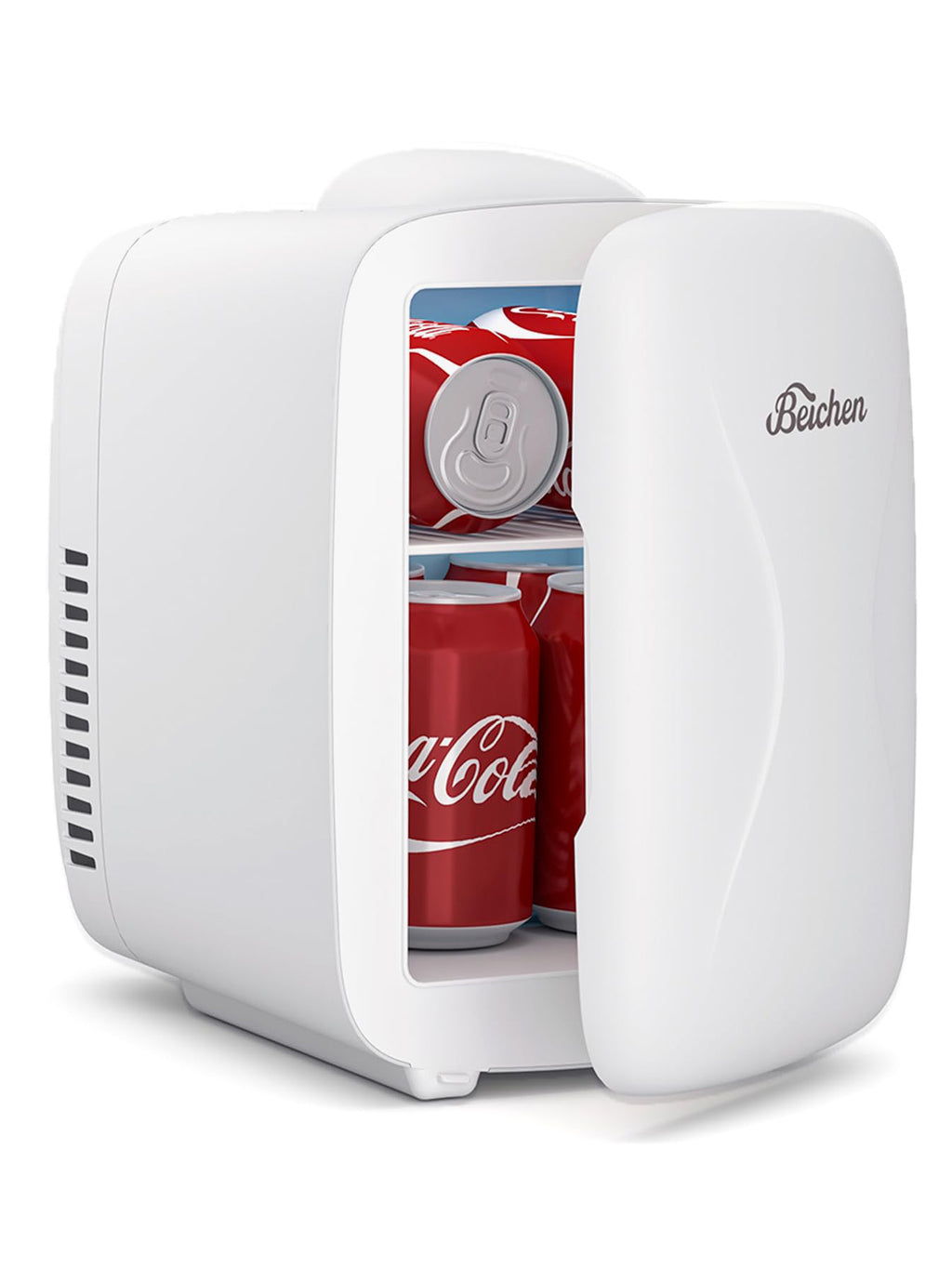 Morfone 4L/6 Can Skincare Mini Fridge Rapid Cooling Cooler & Warmer White