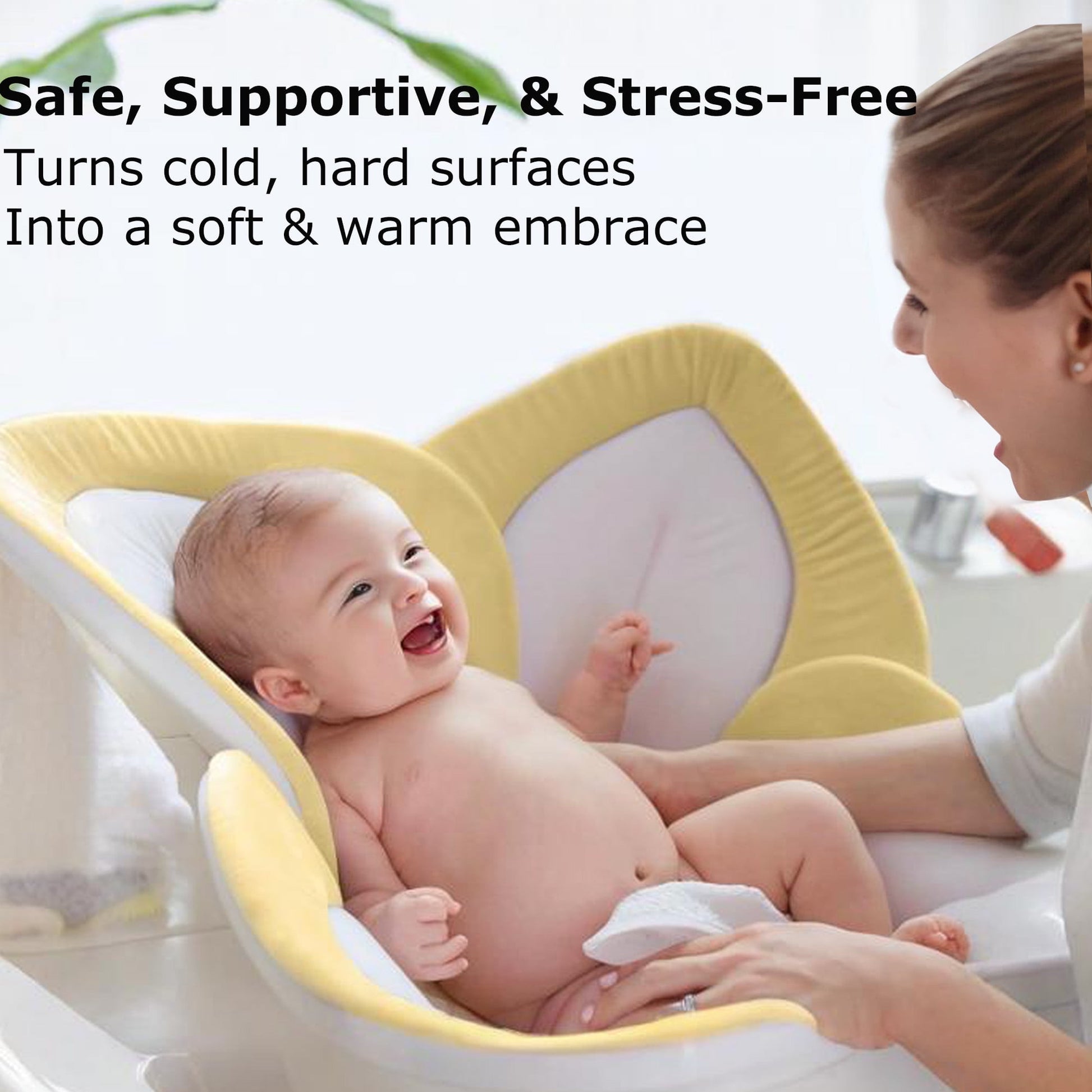Morfone Baby Bath Seat, Baby Bathtub Pad for Newborn Infants to Toddler 0 to 6 Months and up