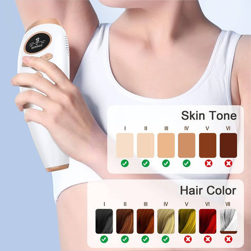 Morfone Laser Hair Removal for Women and Men ,3 in 1 IPL Hair Removal Device with 9 Energy Levels, 999,900 Flashes, 2 Modes, Hair Remover for Armpits Back Legs Arms Bikini Line