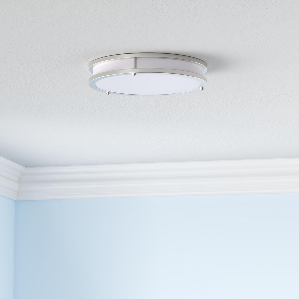 Beichen 36W 3600LM LED Ceiling Lights, 5-Color Temperature Dimmable Flush Mount, 2 Pack 13 Inch Modern Ceiling Lamps for Bedroom&Kitchen