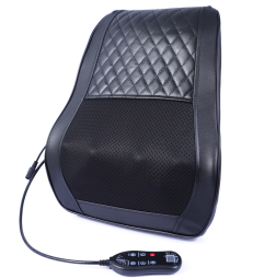 Morfone Bi-Directional Massage Pillow for Back Pain Relief ,3 Massage Modes&2 Heat Levels Back Massager, 3 Intensity Levels