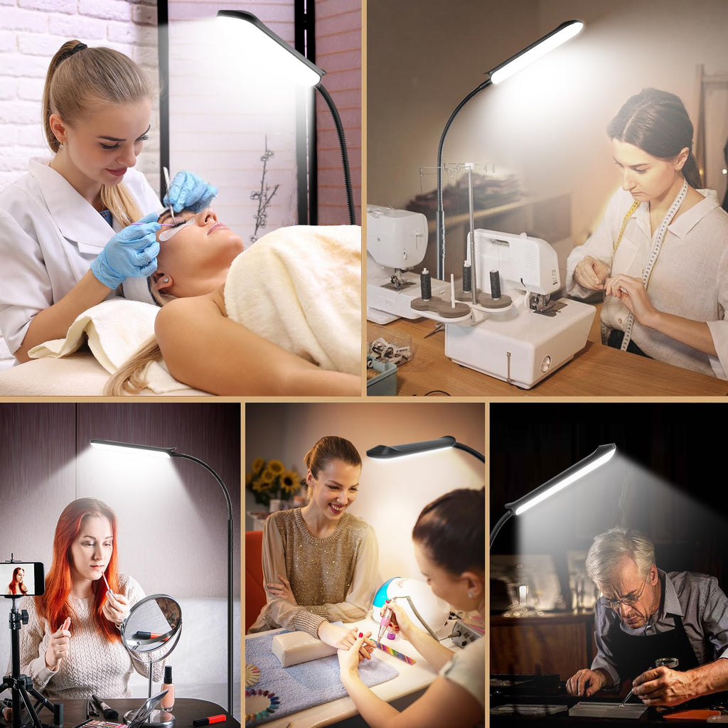 Beichen 18W 1800LM LED Floor Lamp, Dimmable Standing Light with Remote, Timer & Smart Plug, Eye-Caring Reading Lamp for Living Room, Bedroom & Office
