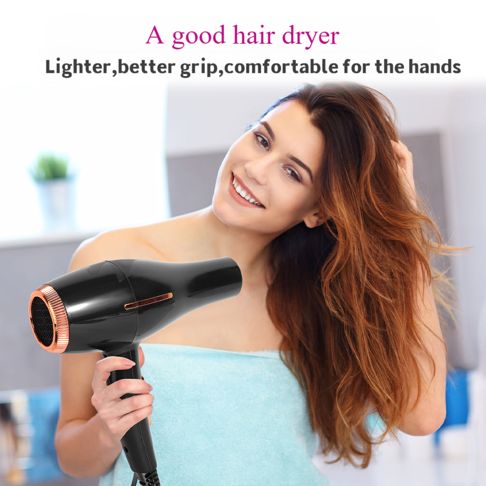 Morfone Multi-Function Hair Dryer Set with Comb and Diffuser Attachments Perfect for Home Travel and Business Trips